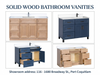Bathroom Vanity Showroom Near Me Langley | Solid Wood Bathroom Vanity Display