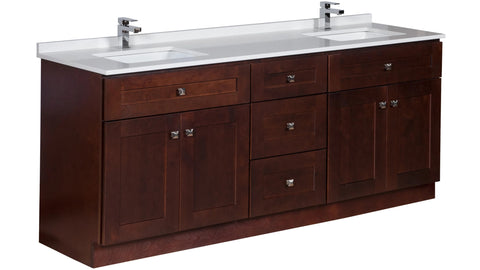 78 inch Bathroom Cabinet in Java