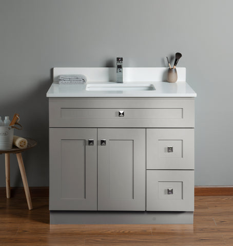 30 inch Bathroom Cabinet with Countertop