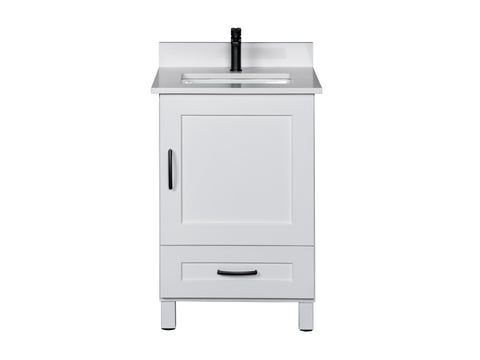 21" Bathroom Vanity Cabinet with Bottom Drawer