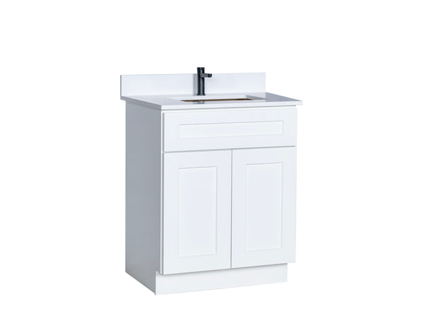 27" Bathroom Vanity in White