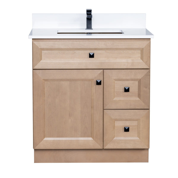 30 In Cabinet with Door on the Left Door on the Right Options