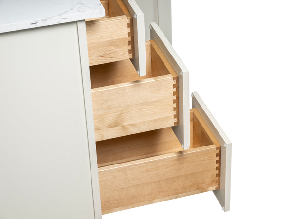 33 Single sink Bathroom Vanity with Dovetailed Drawers