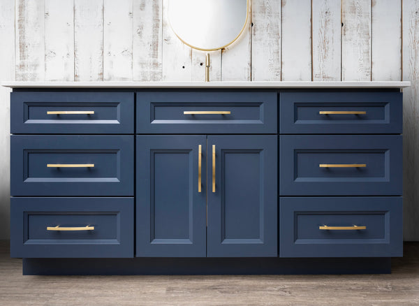 66" Single Sink Bathroom Vanity in Blue