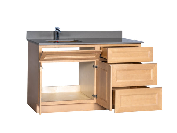 Bathroom Vanity Sink on Left