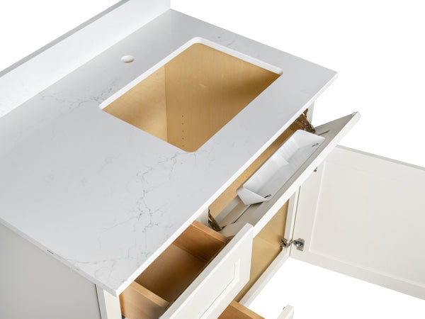 Off Center Sink Vanity Sink Offset to Right or Sink Offset to Left Options