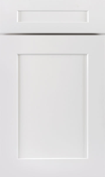 White Bathroom Cabinet Door Profile