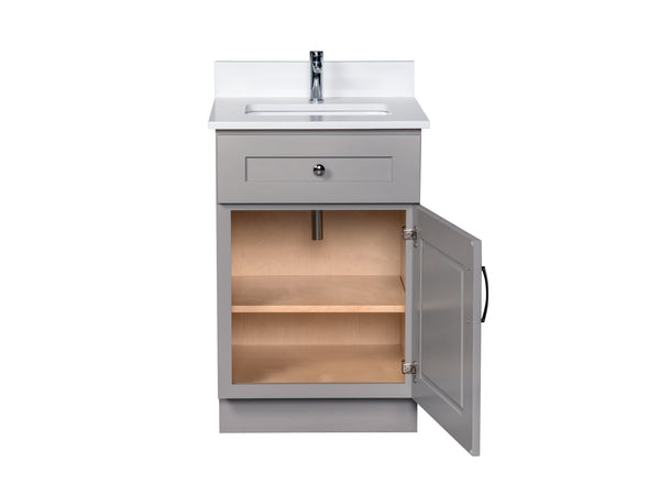 21" Bathroom Vanity in Grey